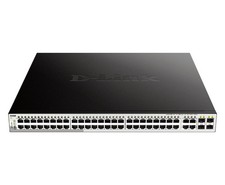 Image of D-Link 52-Port PoE Gigabit Smart Managed Switch including 4 x 100/1000Mbps Combo