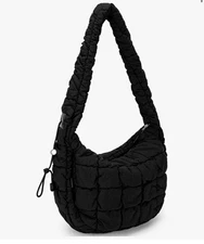 CLUCI Puffer Tote Bag for Women, Large Quilted Crossbody Bag, Lightweight Puffy