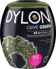 DYLON Washing Machine Fabric Dye Pod, OLIVE GREEN, 350g (PP 15.08.2024)