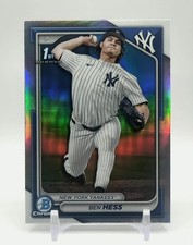 2024 Bowman Draft - Chrome Ben Hess #BDC-87 Refractor New York Yankees 