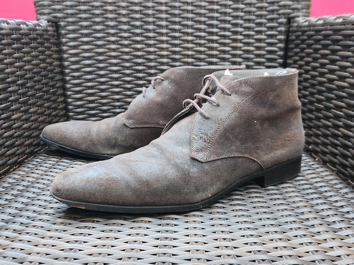 Bottes En Cuir Noir Santoni Pointure 37 - Occasion En Bon état