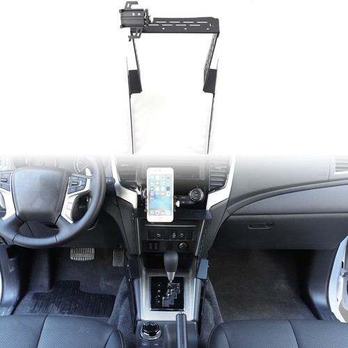 Center Console Mobile Holder Phone Platform For Mitsubishi L200 Triton 2019-2023 - Picture 9 of 12