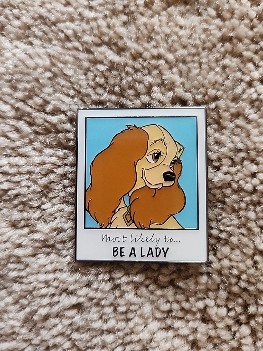 Loungefly Disney Yearbook Portrait Most Likely to Be A Lady Pin G4