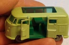 Vintage Matchbox Lesney 34b VW Caravette 1963 Gray Wheels Smooth Flat Base NM