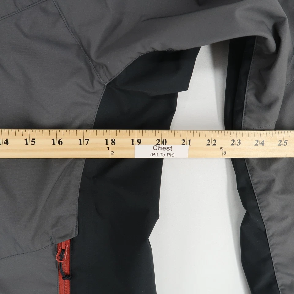 Outdoor Research San Juan Jacket Mens Small Gray Hooded Ful Zip Pockets - Image 4 of 4