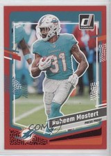 2023 Panini Donruss Press Proof Red Raheem Mostert #189 14ql
