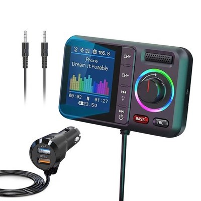 Car Kit FM Transmitter MP3 Player USB Charger AUX Wireless Bluetooth Handsfree