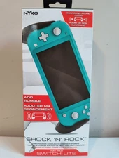 Nyko Shock 'N' Rock Rumble Attachment With Dual Speakers for Switch Lite 