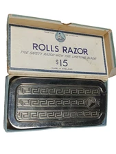 Vintage Rolls Razor Imperial #2 In Original  Box with Papers Barber Shop Decor