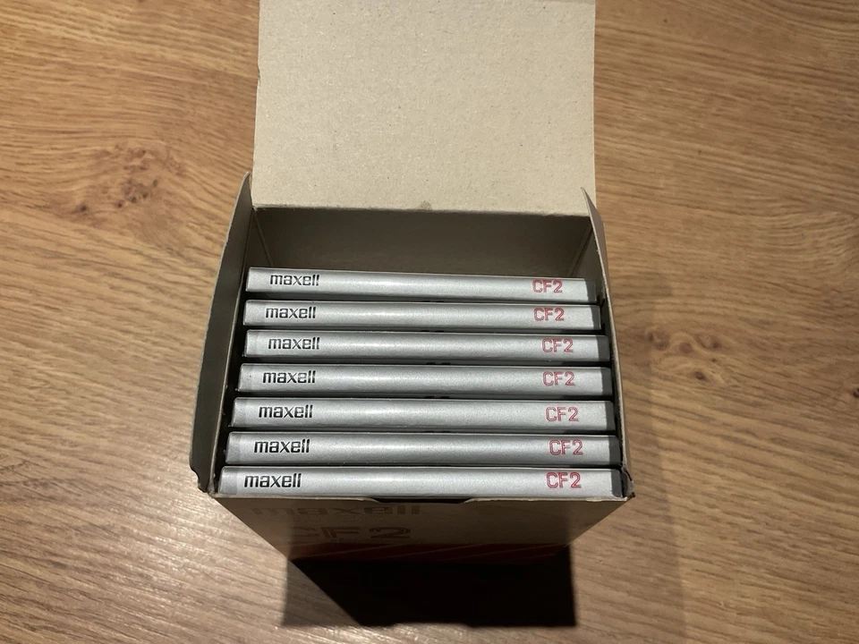 7x Maxell CF2 Compact Floppy Disks – 3″ (CF‑2) NEU & ORIGINALVERPACKT - Bild 4 von 4