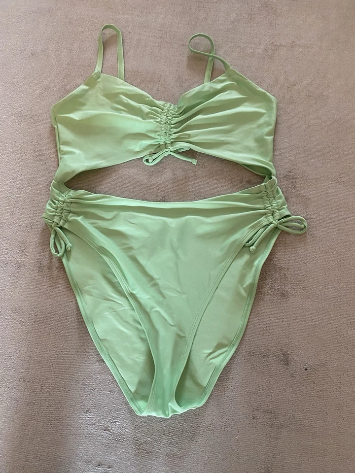 Badeanzug Einteiler Grün H&M Größe L