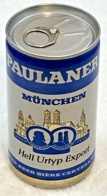 1970 s Paulaner Brew-Hell Urtyp Export  -Munich, Germany-12 oz-Alum. Beer Can