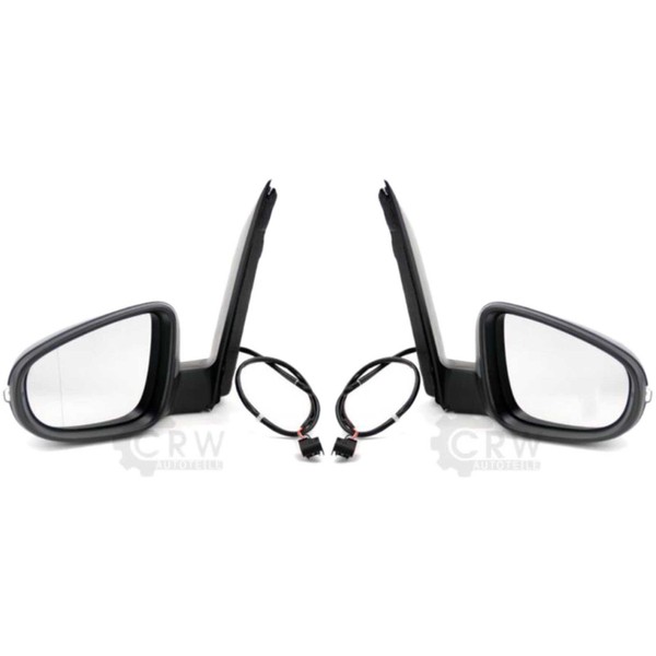 AußEnspiegel Set FüR VW Touran (1T) Bj. 05/10-> Lackierbar Elektrisch-image