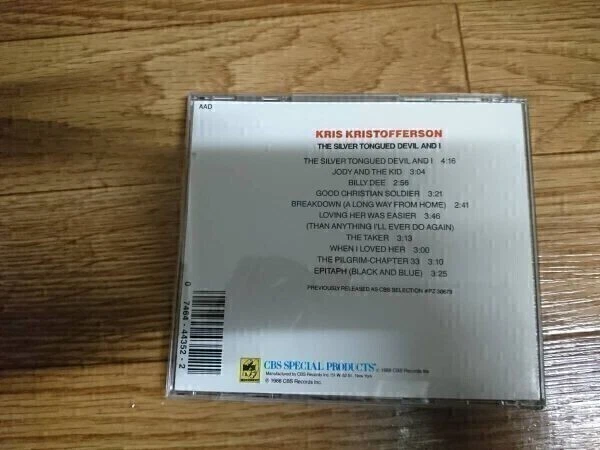 KRIS KRISTOFFERSON / Silver Tongued Devil And I CD Album (Used item) TAN04162 Foto 3 de 3