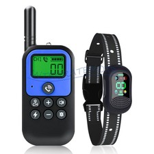 4900 FT Remote Dog Shock Training Collar Rechargeable Waterproof LCD Pet Trainer