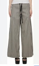 MCQ Alexander MCQueen Striped Super Kick Flare Pant Size 44
