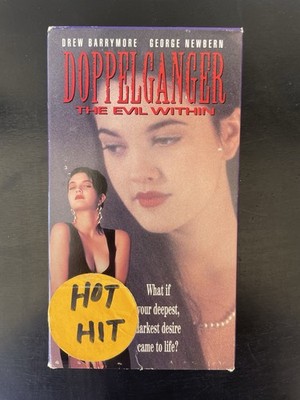 Doppelganger The Evil Within VHS 1993 Drew Barrymore Horror Thriller Blockbuster
