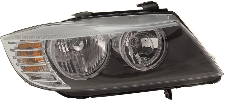 For 09-12 3-Series Front Headlight Headlamp Head Light Lamp w/o Bulb SET PAIR Foto 2 de 4
