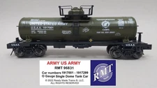 RMT 96831 O U.S.Army Single Dome Tank Car