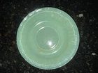 Vintage Jadeite Green Depression Glass Saucer Plate, McKee. Old, Kitschy Cottage