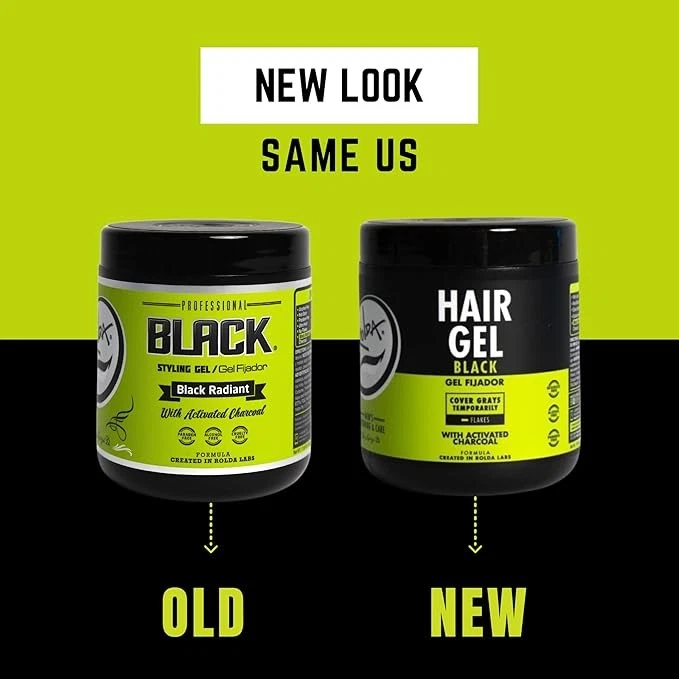 ROLDA Black Styling Extra Strong Hold Hair Gel - 17.6oz - Image 2 of 4