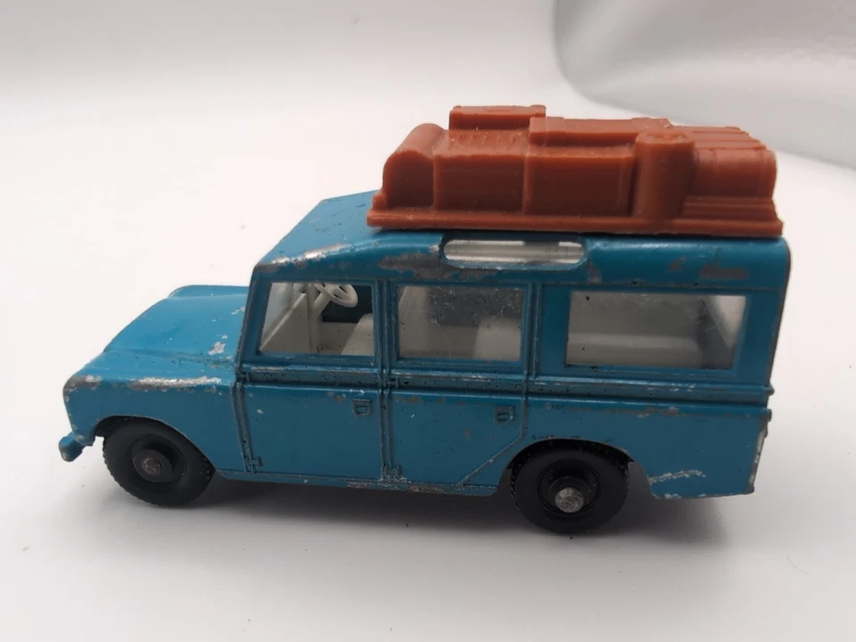 LESNEY MATCHBOX SUPERFAST LAND ROVER SAFARI - Nº 12 Azul Turquesa Foto 4 de 4