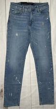 NWT Polo Ralph Lauren Womens Jeans Super Stretch Curvy Mid-Rise Skinny Leg Paint