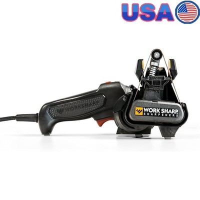 Knife & Tool Sharpener Two Speed Motor Flexible Belts Lawn Mower Scissors New