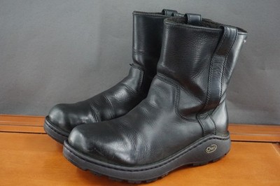 Chaco Credence Wool Boots Mens Size 9.5 US Black Leather Waterproof Vibram Snow