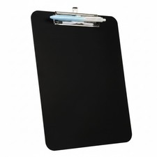 Black Clipboard With Pen Holder A4 Letter Size 8.5x11 Inch For School 1 PCS