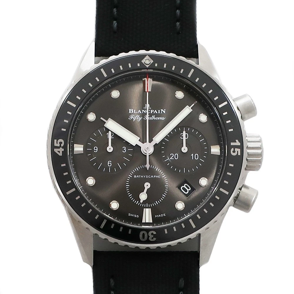 Blancpain — Blancpain Wristwatch 5200-1110-B52A 43.0mm Stainless Steel / Canvas 2024 #UW191