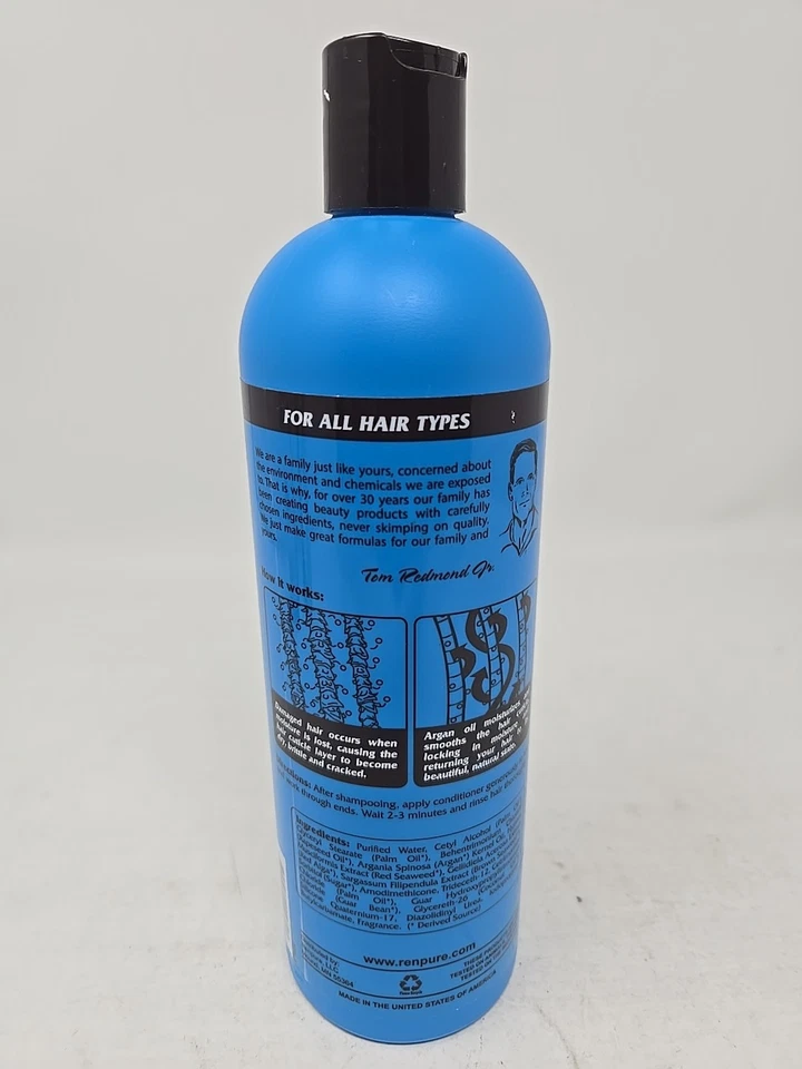 Renpure Originals Argan Oil Luxurious Conditioner for Color Treated Hair, 16oz - Image 3 of 4