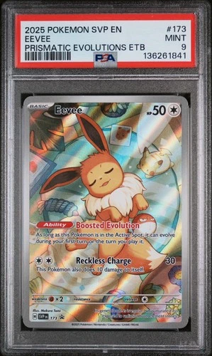 Pokémon Eevee Holo Promo 173 Sv: Scarlet & Violet PSA 9