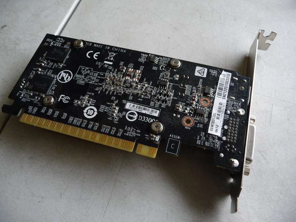 AU SELLER GIGABYTE GT 730 2GB GDDR5 Graphics Card DVI HDMI STD P GPU - TESTED - Image 3 of 4