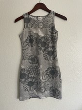 Timing vintage 90's Floral Sleeveless Mini Dress Short Length Womens Size