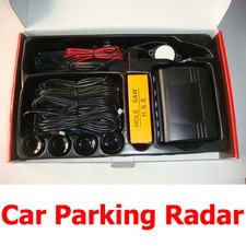 Car Reversing Backup Radar with 4 Parking Sensors Reverse Buzzer Alarm System