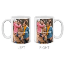 Custom Photo Picture 15 OZ Ceramic Coffee Mug Tea Glass Cup With Handgrip