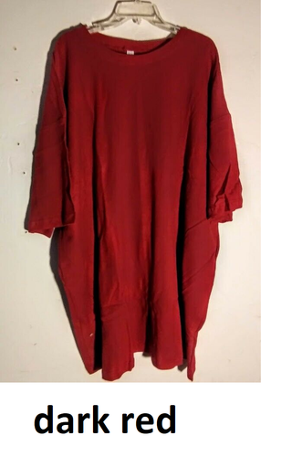 NUEVO OSFA 4X / 5X 100% ALGODÓN PESADO PIJAMA LARGO CAMISÓN 68" PECHO 39" LARGO - Imagen 10 de 12