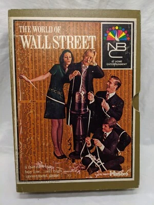 Vintage Hasbro The World Of Wall Street NBC At Home Entertainment Bookshelf Game - Image 1 of 4