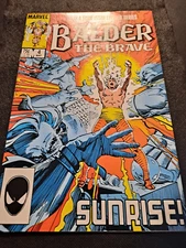1986 MARVEL COMICS GROUP 4 MAY BALDER THE BRAVE COMIC BOOK!   e8549UXX