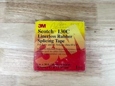 3M Scotch® Linerless Rubber Splicing Tape 30C  1" INCH x 30' FOOT