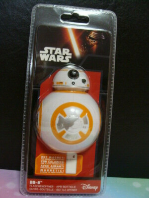 Star Wars Episode 7  BB-8  Flaschenöffner mit Magnet  Krieg der Sterne neu ovp
