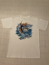 NWOT Boys SALT LIFE S/S T-Shirt 100 Cotton White Sz YM