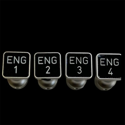A340 Kit Flight Simulator Engine Button ENG1&ENG2+ENG3+ENG4 Airbus Start Button
