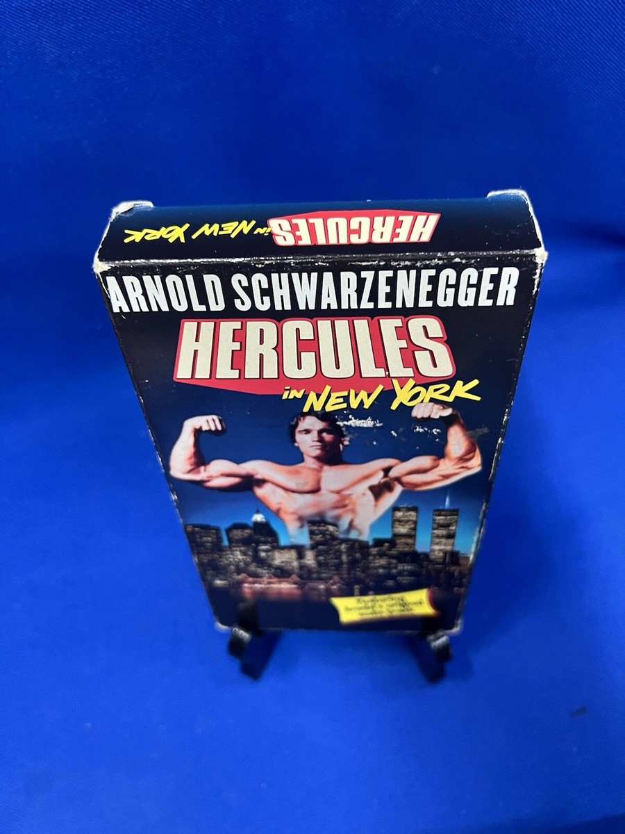 Arnold Schwarzenegger Hercules in New York VHS Original 1969 RARE