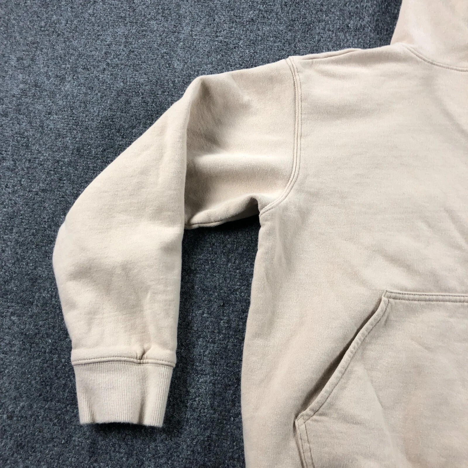 VETEMENTS Felpa con cappuccio Mountain Hardwear donna maglione beige medio stampa grafica
