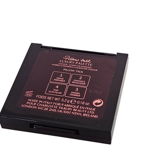Charlotte Tilbury Pillow Talk Luxury Palette Eyeshadow Quad - Enhance, Smoke - Picture 9 of 13