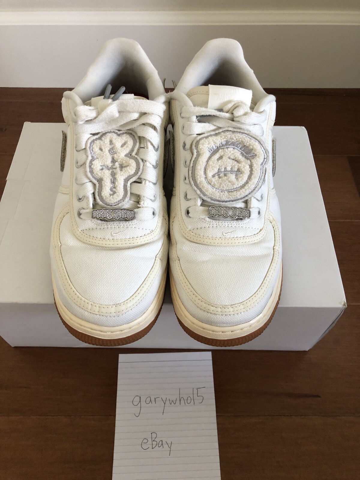 Size 9 - Nike Air Force 1 x Travis Scott Sail 2018 for sale online | eBay