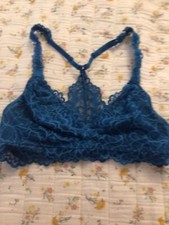 Xhilaration Racerback Lace Bralette Blue Size Small NWOT
