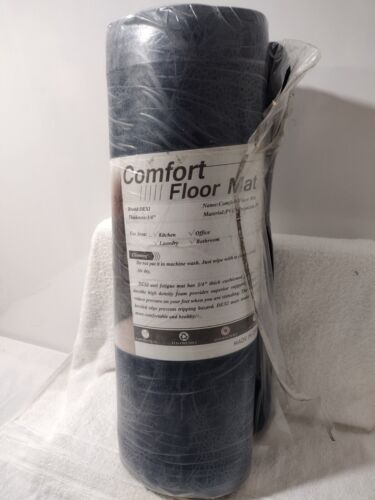 Comfort Floor Mat/ 3/4 IN Thickness/ 20 x 32 IN./ Anti-Fatigue Mat/ Dark Blue
